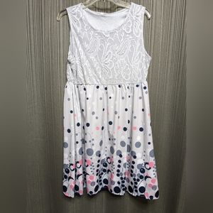 Juniors XXL (Asian Size) Sleeveless Gray Dress